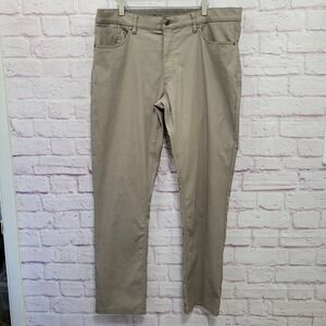 Urban Star Slim Straight Jeans Mens 40x32 Comfort Stretch Khaki Y2K Gorpcore